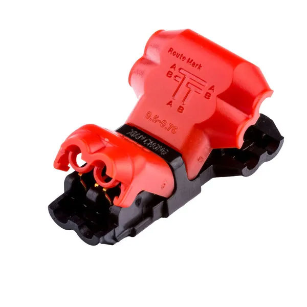 T-Type Wire Clamp Connector For 2 Wires With 18~22AWG T-Type Wire Clamp Connector For 2 Wires With 18~22AWG